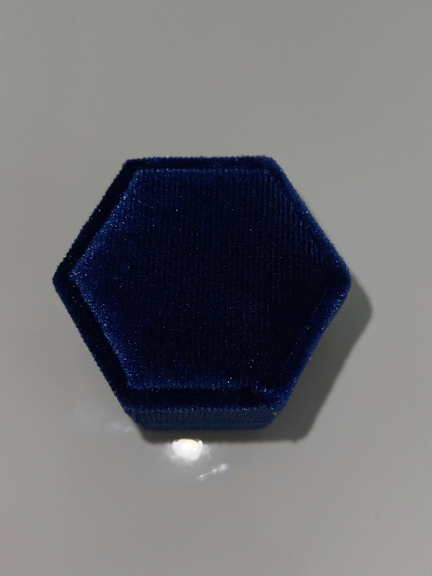 Velvet Blue Ring Box